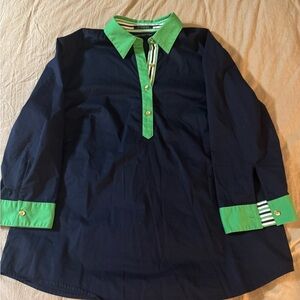 Classic Jones New York Stretch Cotton Tunic